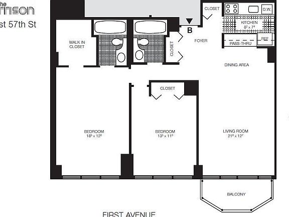 2nd image of 360 E 57th St #7BB