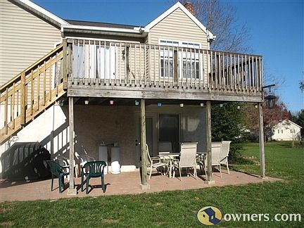 Deck and lower patio