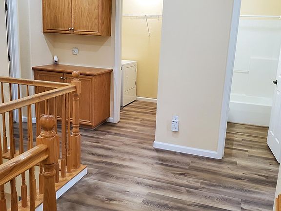Upstairs landing area, Laundry and Bathroom #2