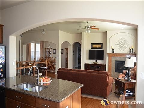 View of open floorplan on main level