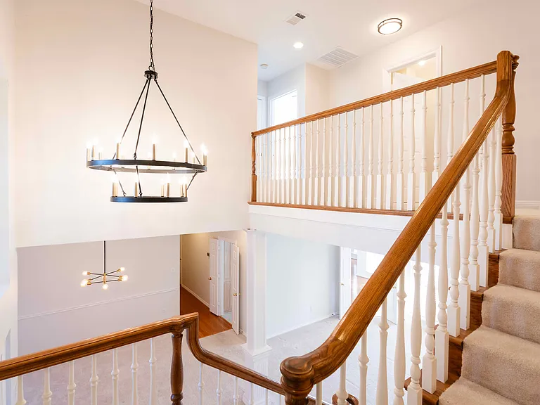 View of stairs leading to the top