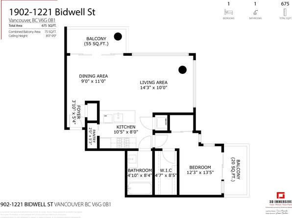 1221 Bidwell St #1902, Vancouver, BC V6G 0B1