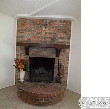 Brick Fireplace