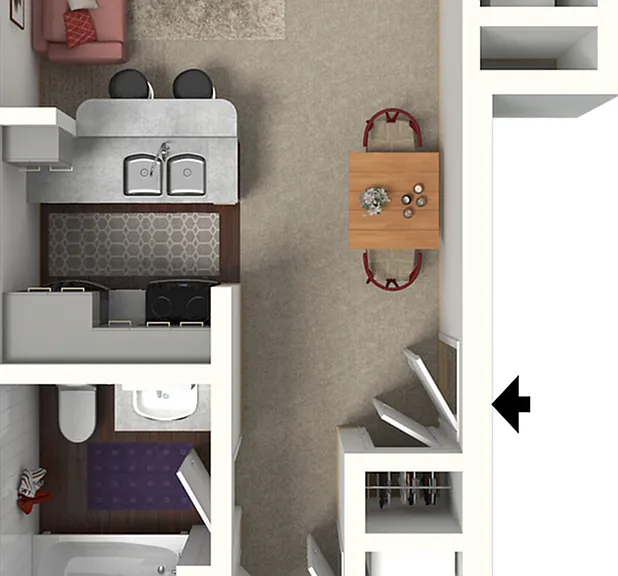 Sacramento | 1 Bed 1 Bath | 650 sq ft | Alkire Glen Apartments in Columbus Sacramento | 1 Bed 1 Bath | 650 sq ft | Alkire Glen Apartments in Columbus
