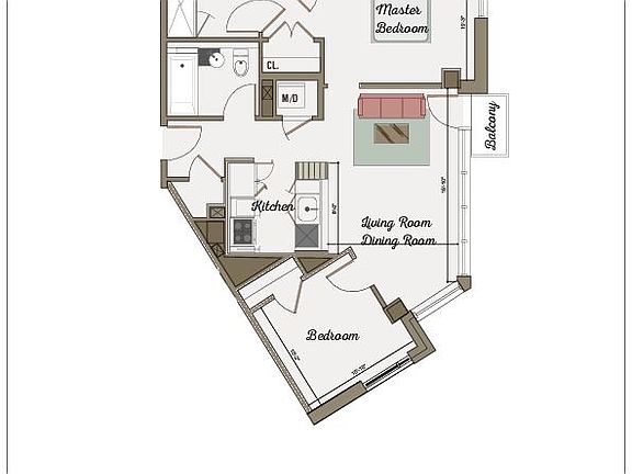 4th image of 395 Leonard St APT 504