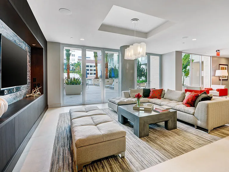 The Resident Lounge is spacious and available for private parties