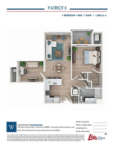 Floor plan Patriot II