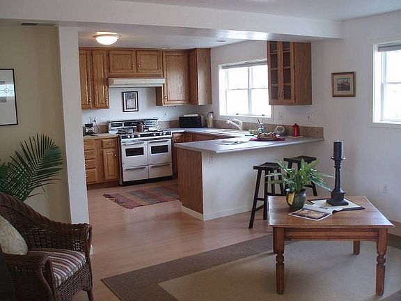 downstairs living space.