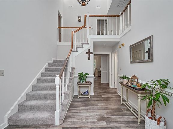 Two story foyer