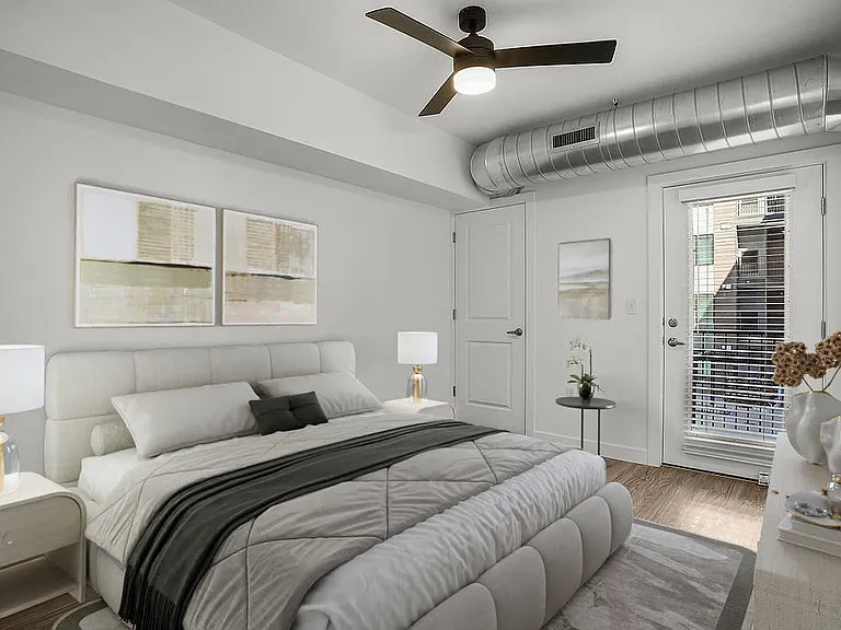Virtually Staged Bedroom