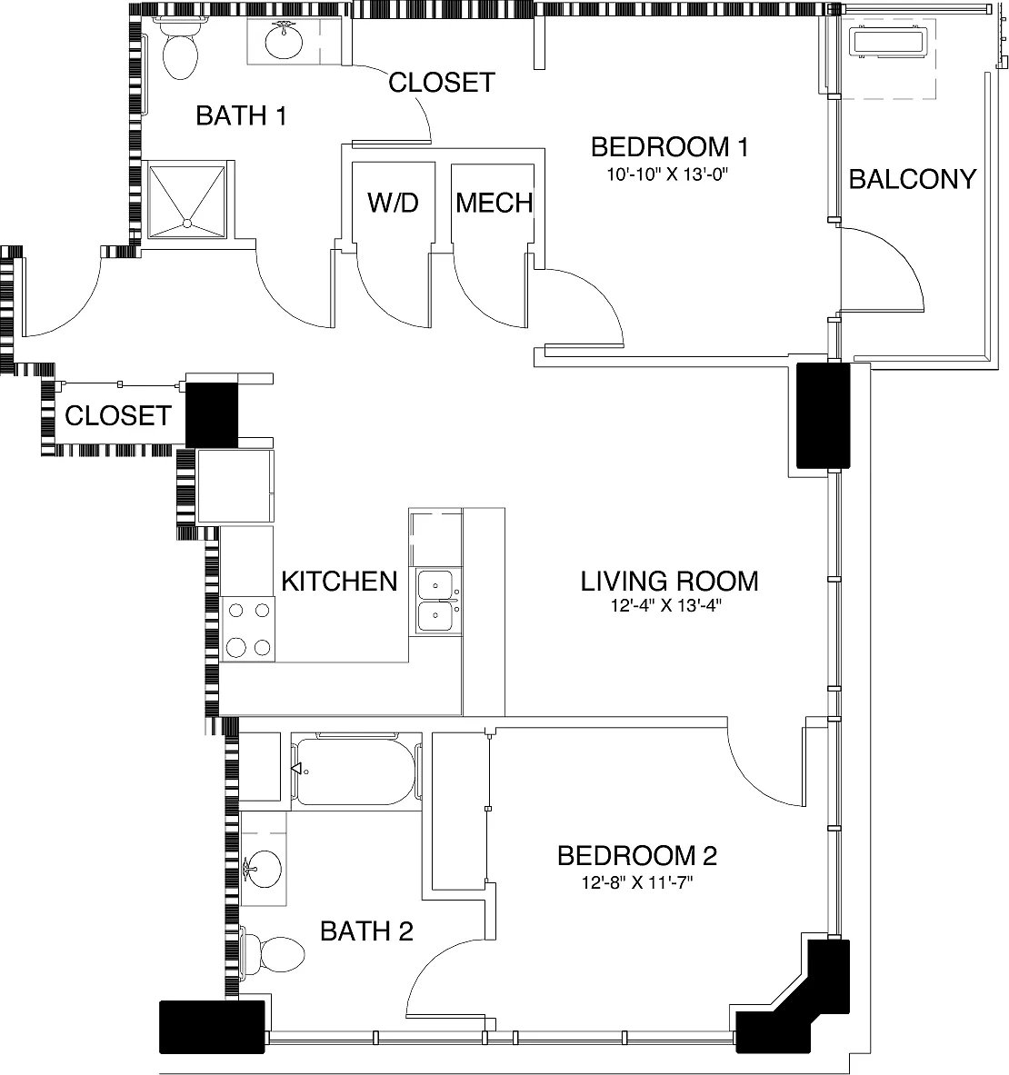 Floor plan A2 Type A