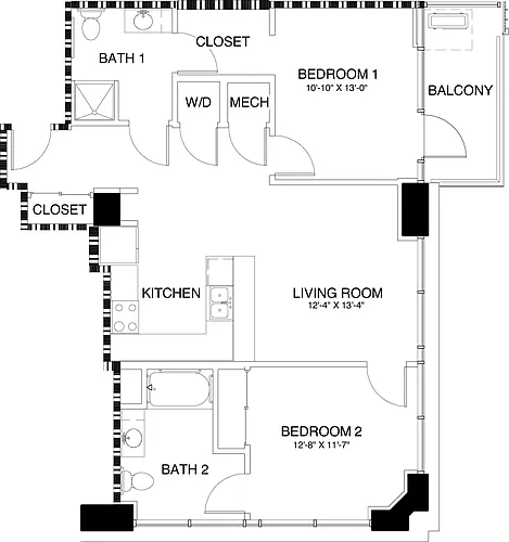 Floor plan A2 Type A