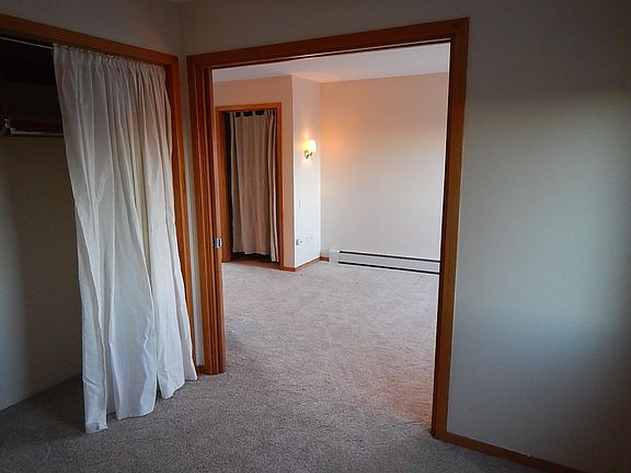 Bedroom looking into living room