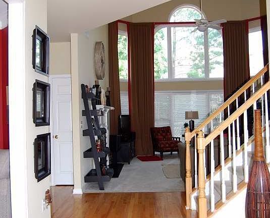 Foyer with Hardwoods