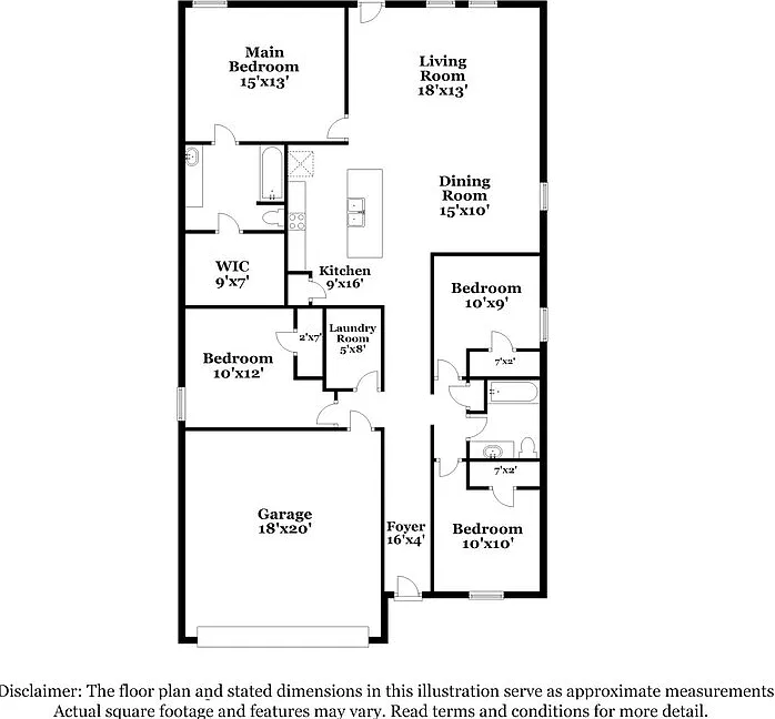 4 bed, 2.0 bath, 1674 sqft, $2,130 — Photo 2