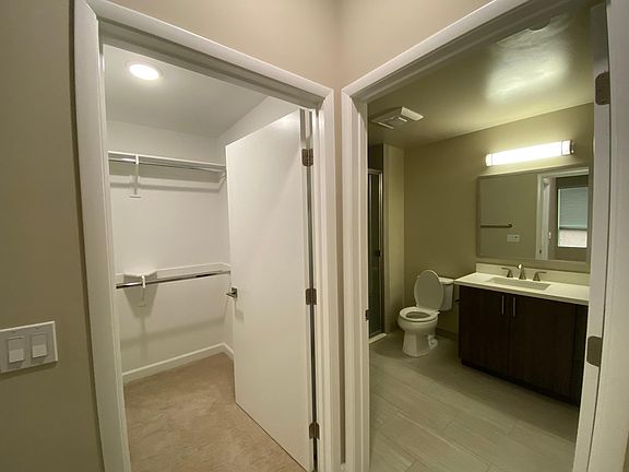 En-suite master bathroom and walk-in closet