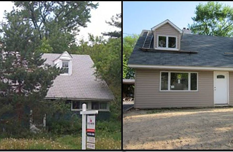 Front - Before and After