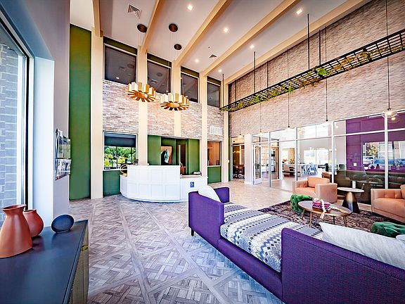 Clubhouse Entrance and Lounge