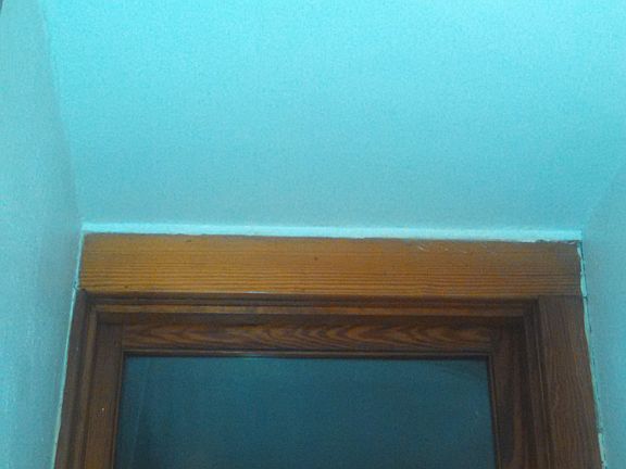 Original transoms above door