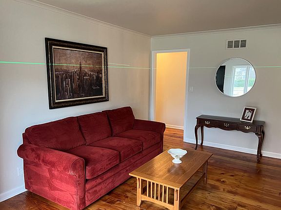 Living room with fireplace