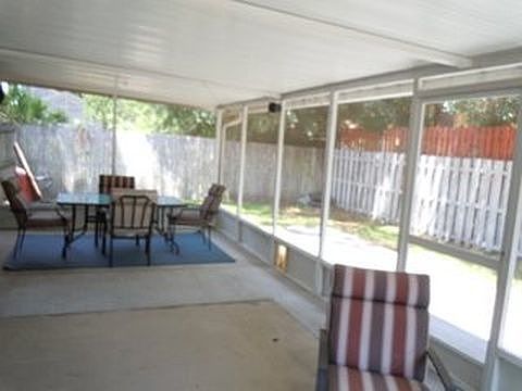 Large covered lanai