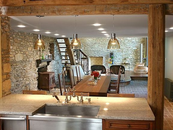 View from Kitchen to Dining Room