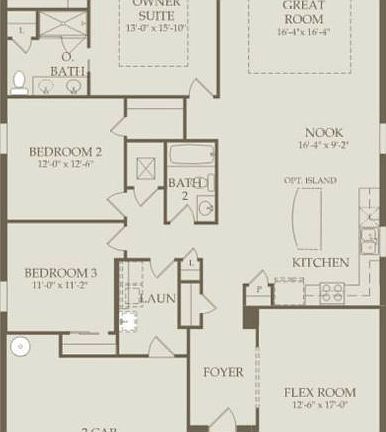 First Floor 3 br / 2 ba