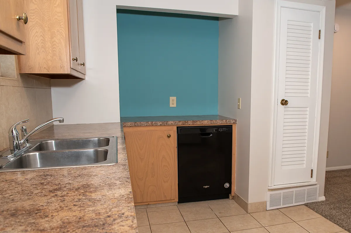 Coffee bar above the dishwasher - 4919 Davenport St #2