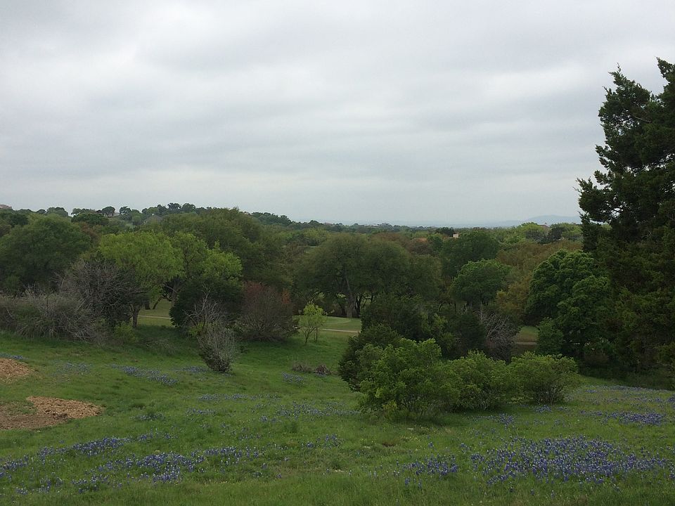 View from street to course
