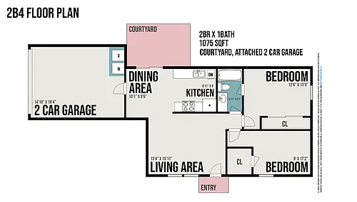 Floor plan 2B4 Townhome