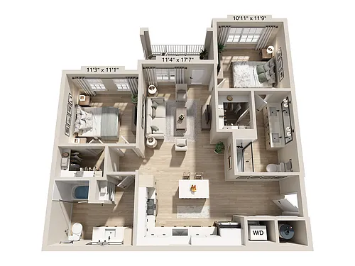 Floor plan B1.A
