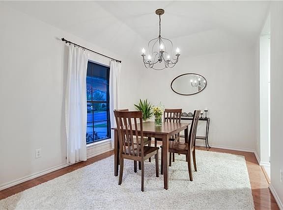 Formal dining room just off the foyer.