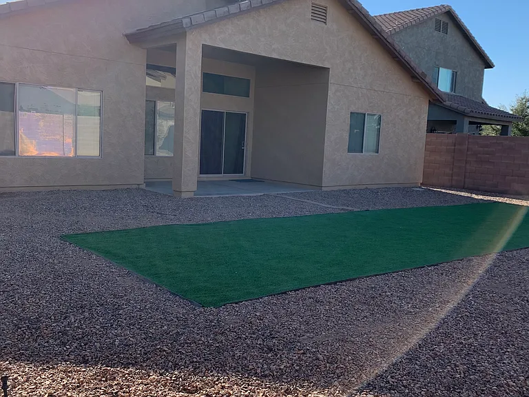 Very private backyard