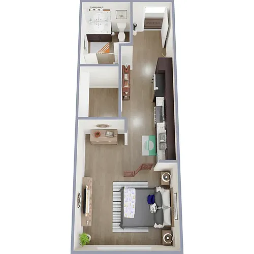 Floor plan 0x1 - 406 sqft - S1