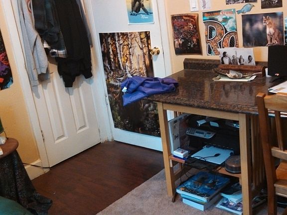 Same room from bathroom door