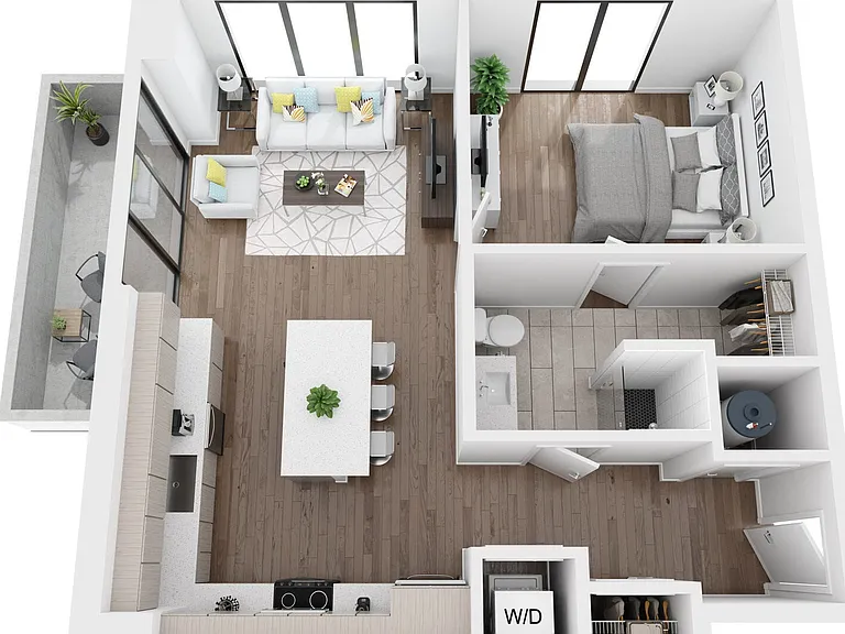 A6 floor plan Grove Central Residences