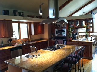 Kitchen gas cook island