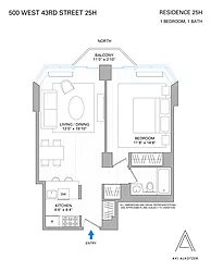 500 West 43rd Street, #25H