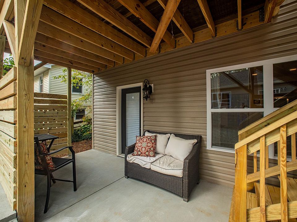 Private patio and entrance