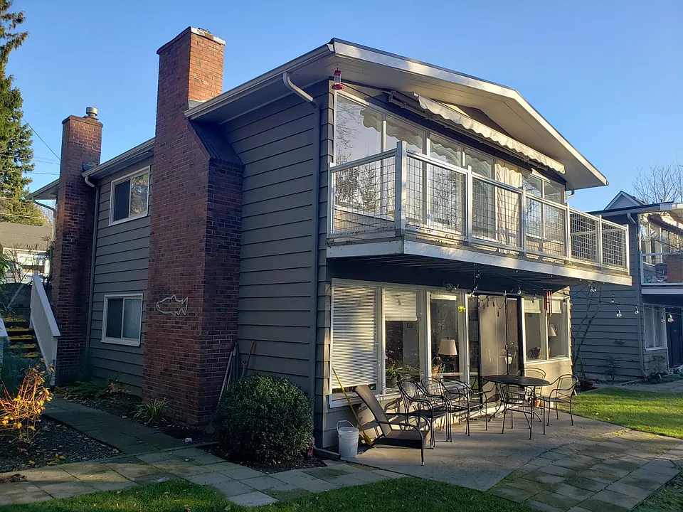 Exterior view. Wall of windows looks out on to Ravenna Park