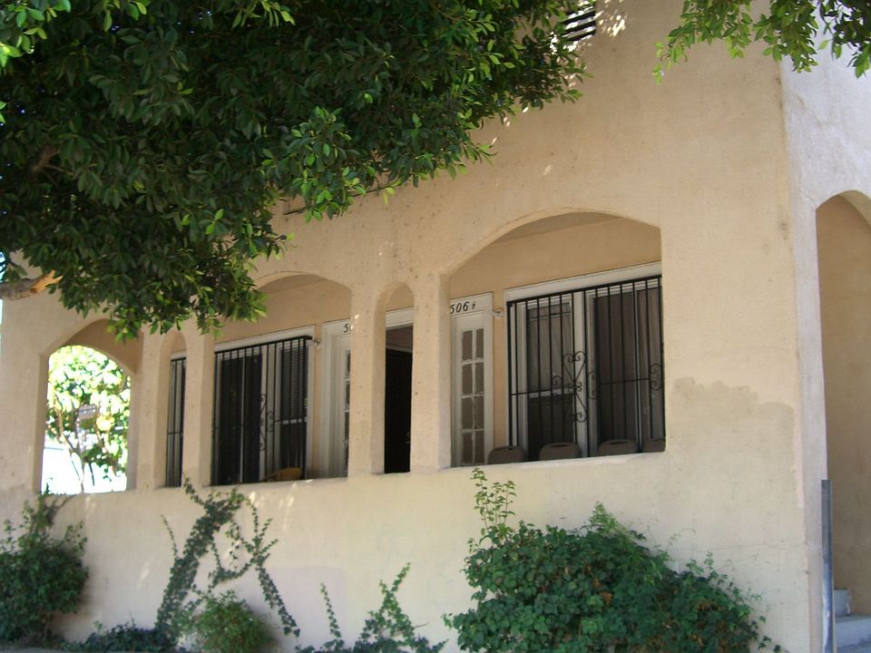 Front of front building