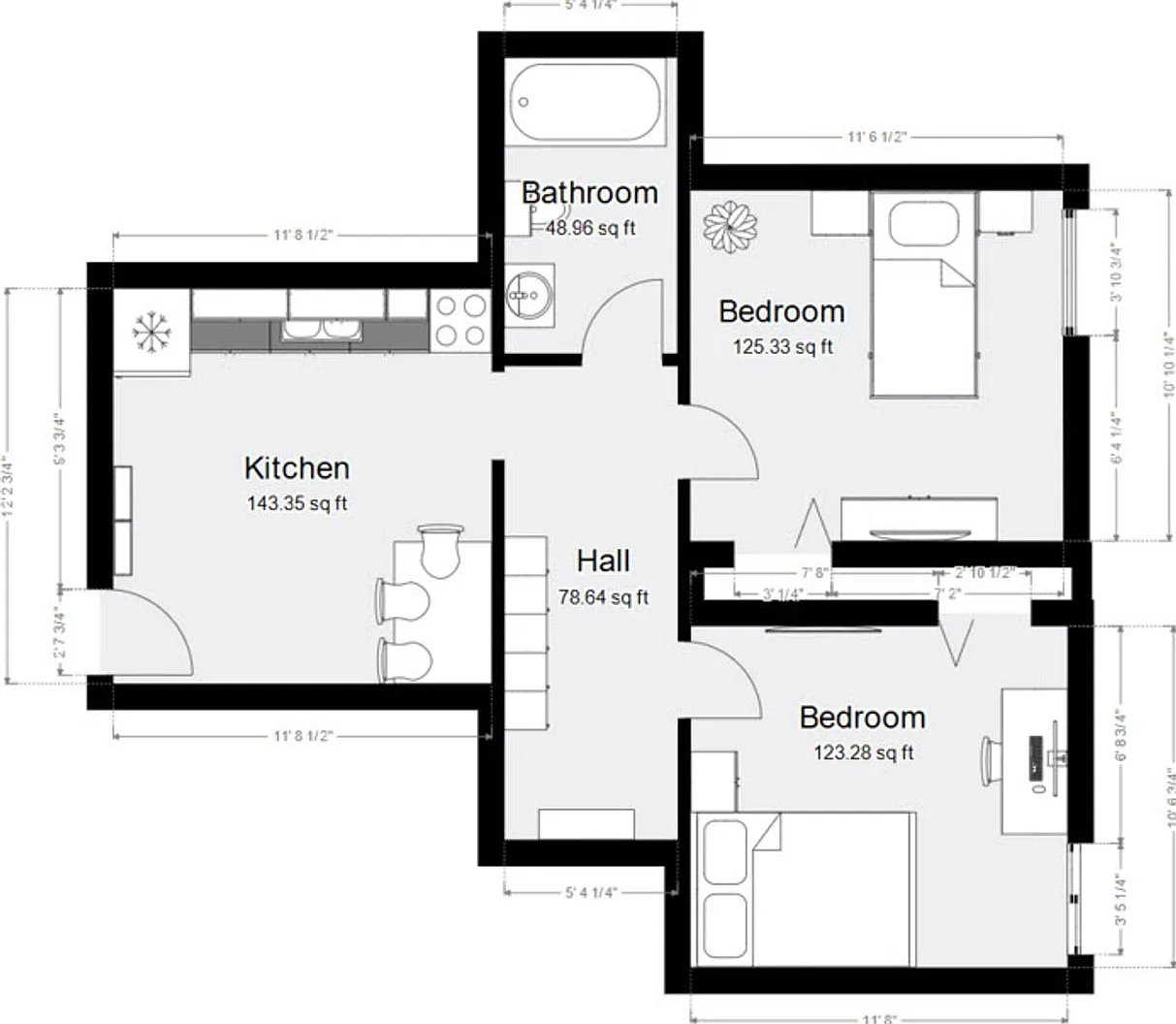 Affordable 2BR Unit Near University Action — Photo 3