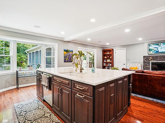 Kitchen open to family room