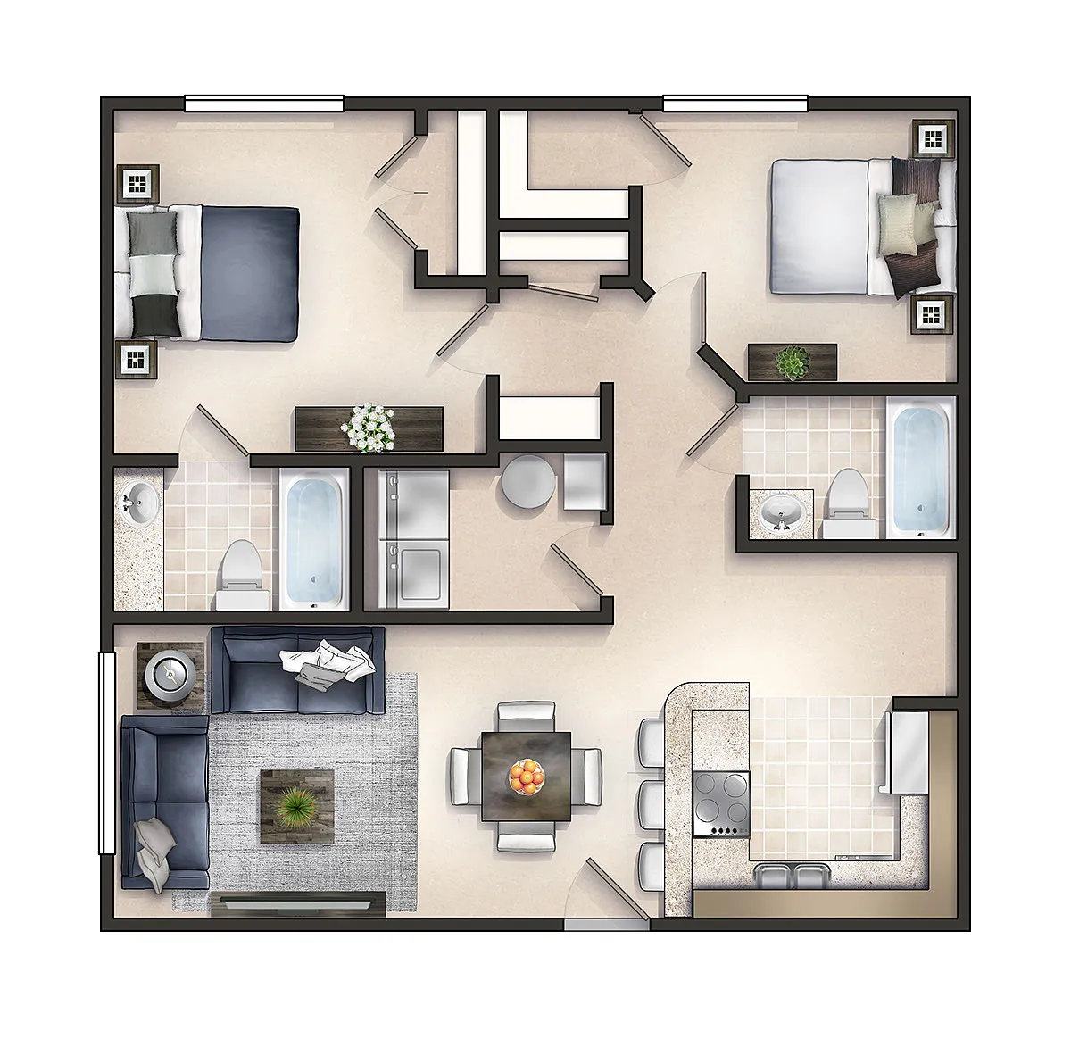 Floor plan The Badin