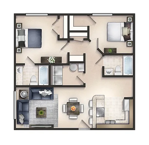 Floor plan The Badin