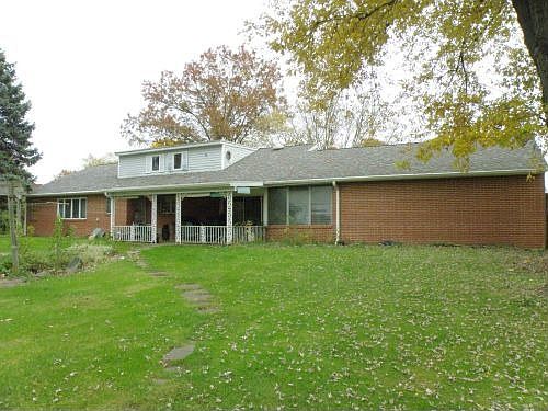 back with covered patio