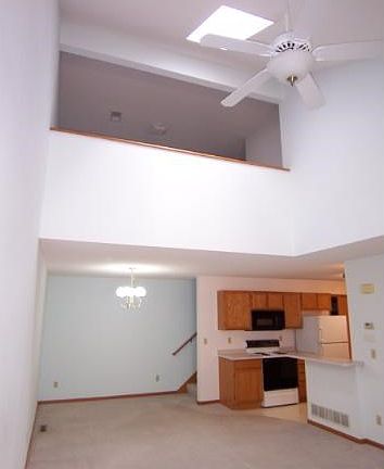 Loft area and skylight - bringing in lots of natural light