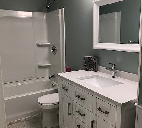 Main floor bathroom