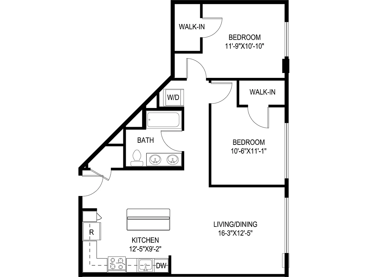 Floor plan B1