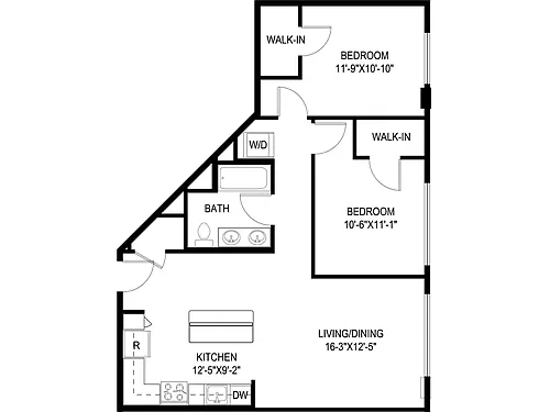 Floor plan B1
